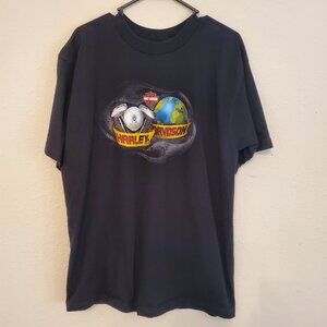 Harley Davidson black men's T shirt from San Antonio, TX, size XL, 100% cotton.